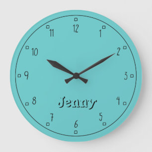 Personalized Choose Your Own Color Large Clock