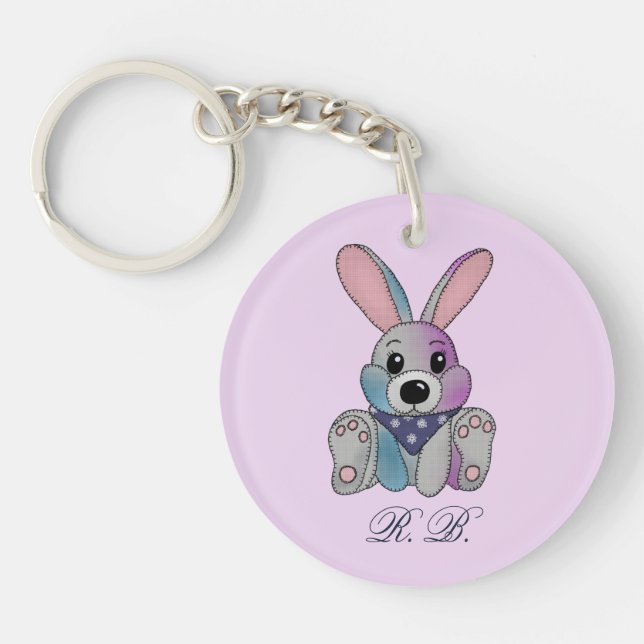 personalized chops with cloth keychain (Front)