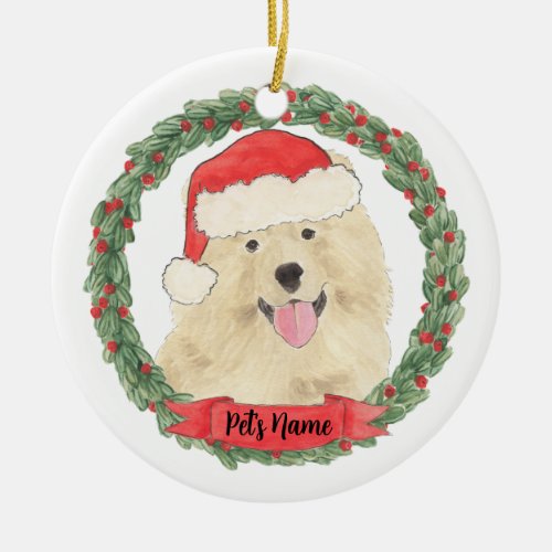 Personalized Chow Chow Ceramic Ornament