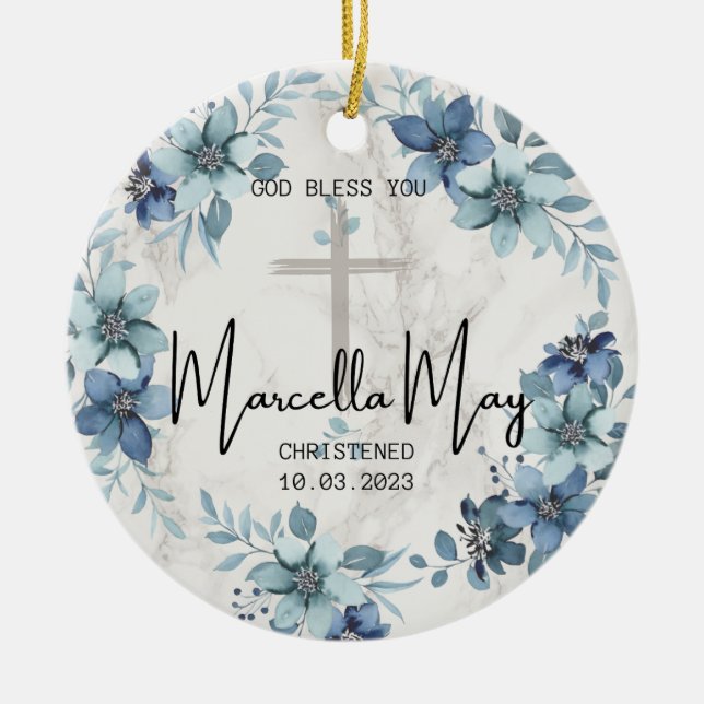 Personalized Christened Ornaments (Front)