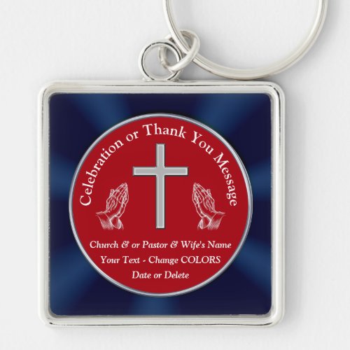 Personalized Christian Appreciation Gifts Church Keychain