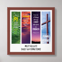 Personalized Christian BIBLE AFFIRMATIONS
