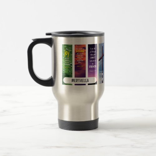 Personalized Christian BIBLE MEDITATION Travel Mug