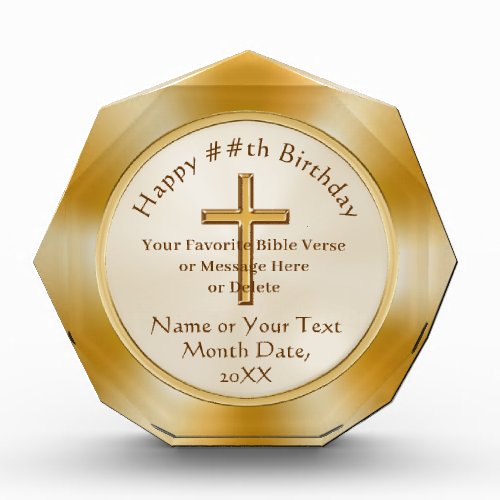 Personalized Christian Birthday Gifts for Him