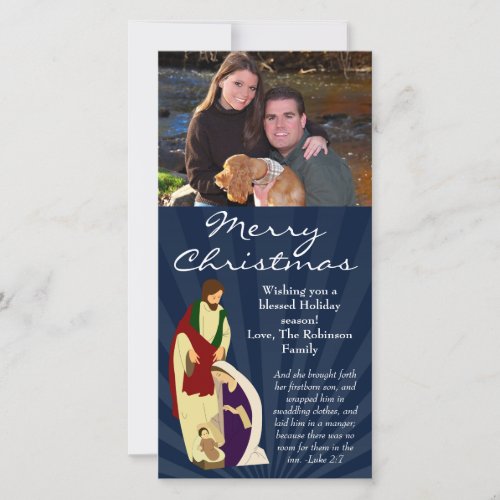 Personalized Christian Christmas Photo Cards