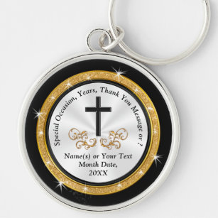 Personalized, Christian Gifts for Men and Women Keychain