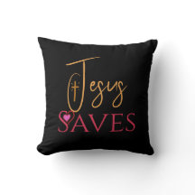 Personalized Christian Jesus Saves Cross Heart 