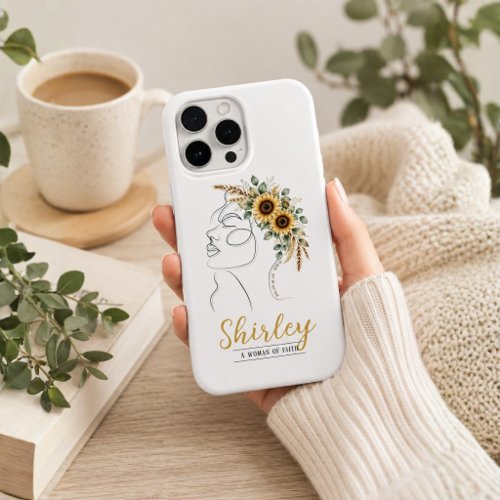 Personalized Christian My God, Your God Sunflower iPhone 15 Pro Max Case