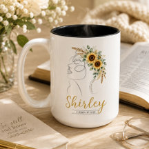 Personalized Christian My God, Your God Sunflower