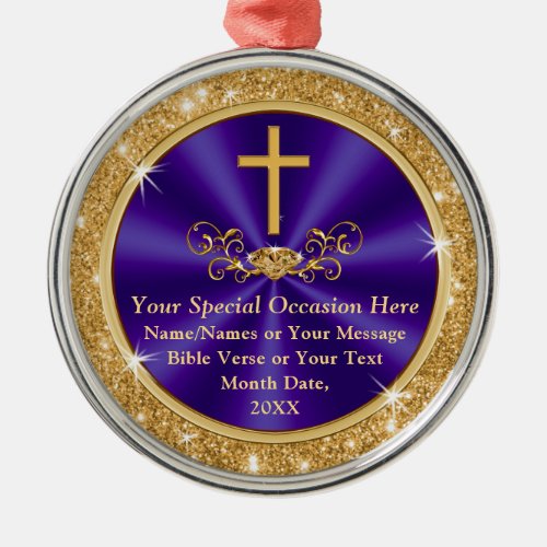 Personalized Christian Ornaments for Any Occasion