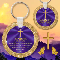 Inexpensive Gifts for Church Visitors, Customize Keychain | Zazzle
