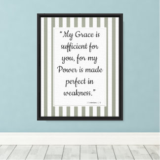 Personalized Christian Scripture for Hope Canvas Print