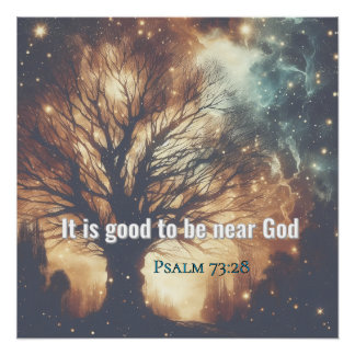 Personalized Christian Scripture Poster – Psalm 73