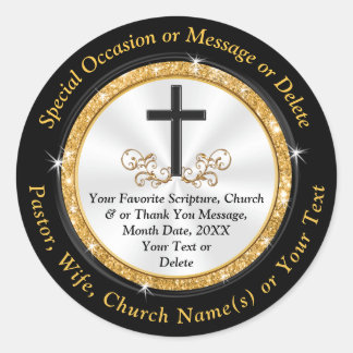 Personalized Christian Stickers for Any Occasion