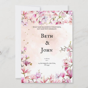 Personalized Christian Wedding Invitation