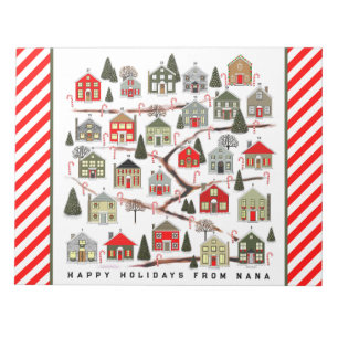 Personalized Christmas Advent calendar Notepad