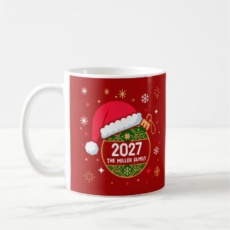 Personalized Christmas and 2027 New Year design Coffee Mug