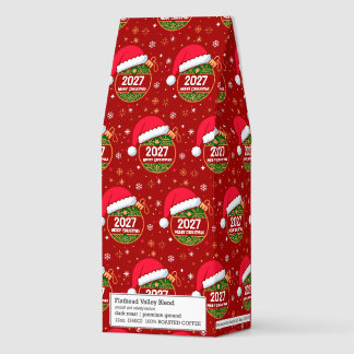 Personalized Christmas and 2027 New Year design Roasted Coffee