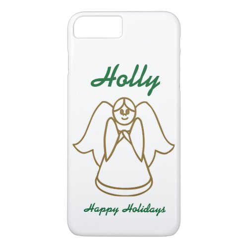 Personalized Christmas Angel Phone Case