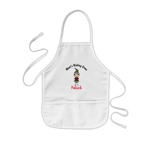 personalized christmas apron for boy