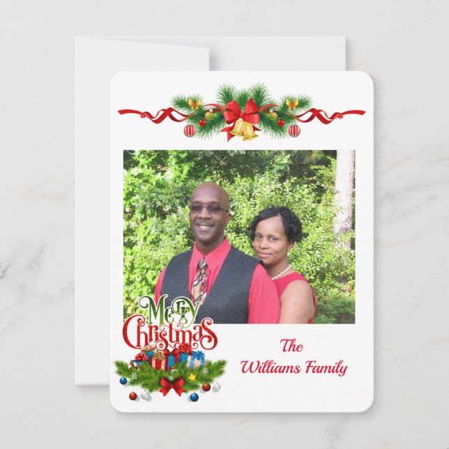 Personalized Christmas Card (Front)