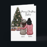 Personalized Christmas Card Bestie<br><div class="desc">A "Personalized Christmas Card for Bestie" is a heartfelt way to express your warm wishes and celebrate your close friendship during the holiday season. You can customize the card with a heartfelt message, your bestie's name, or other personal details, adding a special touch to your holiday greetings. It's a meaningful...</div>