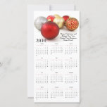 Personalized Christmas Card Calendar