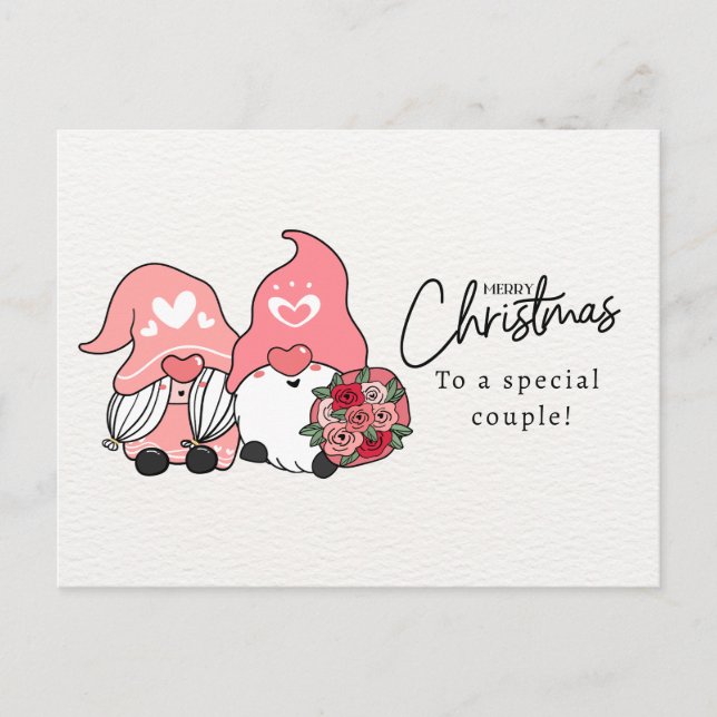 Personalized Christmas Card For Couples Funny (Front)