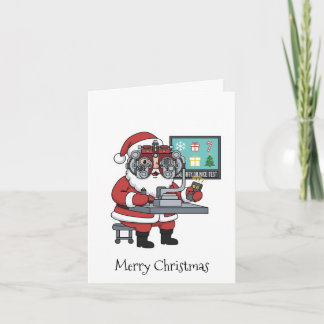 Personalized Christmas Card for Optometrist