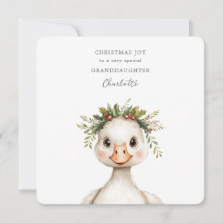 Personalized Christmas Card Granddaughter