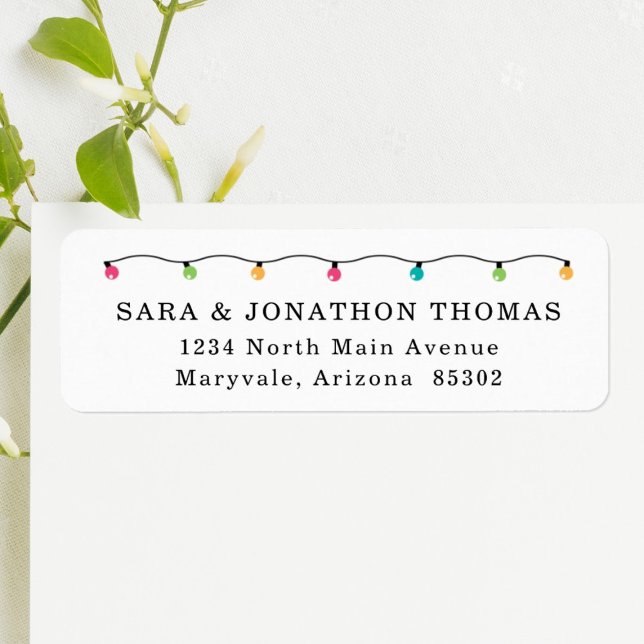 Personalized Christmas Card Return Address Labels (Creator Uploaded)