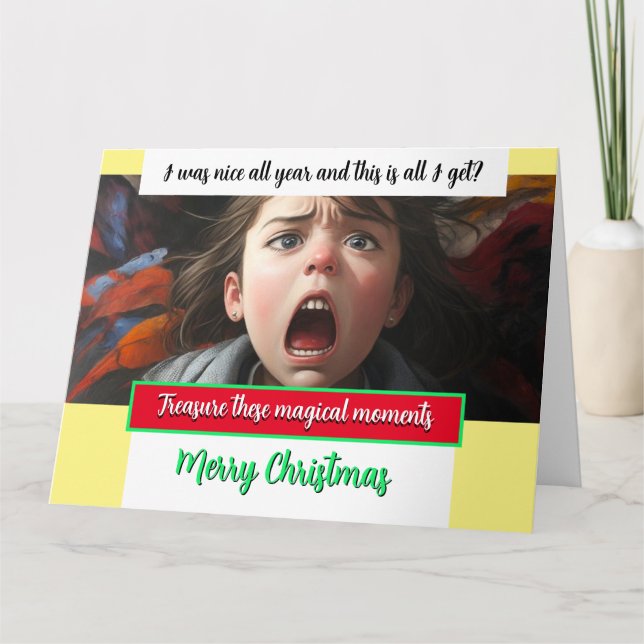 Personalized Christmas Card THIS IS ALL I GET? (Front)