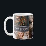 Personalized, Christmas, Collage 6 Photos, Chalk Coffee Mug<br><div class="desc">Imagine giving them this customized mug for their Christmas hot cocoa. Personalize as desired. Discover the complete design collection from our shop.</div>