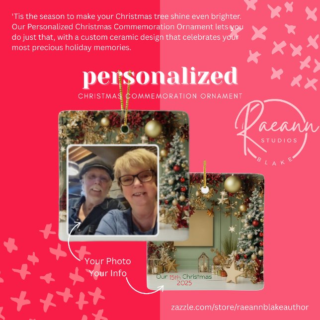 Personalized Christmas Commemoration Ornament (Creator Uploaded)