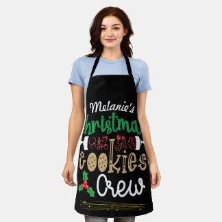 Personalized Christmas Cookie All-Over Print Apron