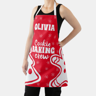 Personalized Christmas Cookie Baking Apron
