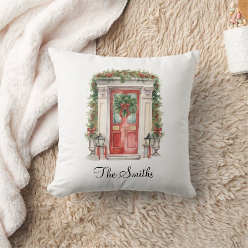 Personalized Christmas Decorations Home Custom  Throw Pillow