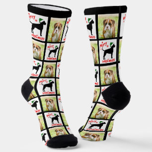 Personalized Christmas Dog Socks