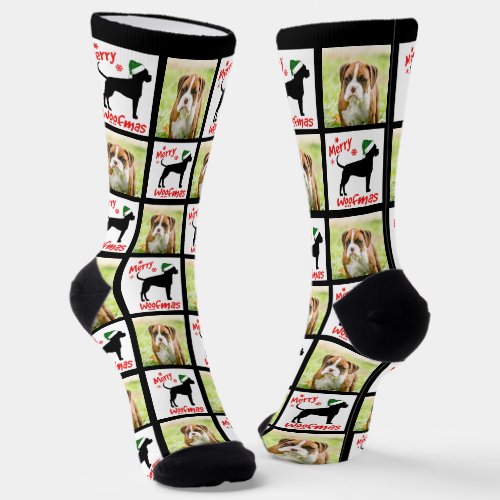 Personalized Christmas Dog  Socks