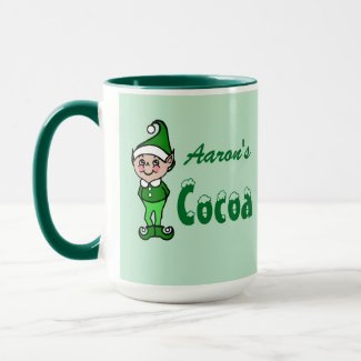  Personalized Christmas Elf Cocoa Mug Gift