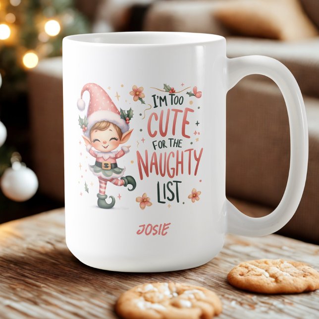 Personalized Christmas Elf Mug (Creator Uploaded)