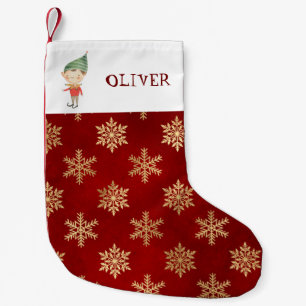 Personalized Christmas elf Small Christmas Stocki Stocking