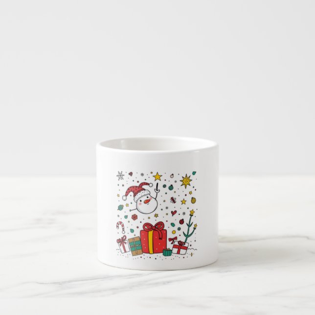 personalized Christmas expresso mug (Front)