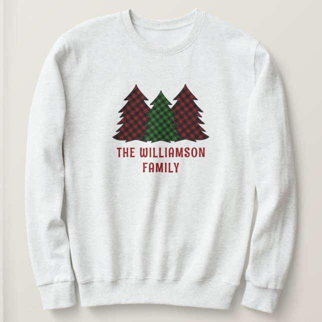 Personalized Christmas Family Matching Holidays Sweatshirt (Design Front)