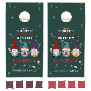 Personalized Christmas Family Reunion Cornhole Set