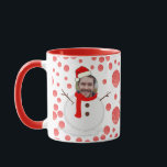 Personalized Christmas Funny Face Photo Coffee Mug<br><div class="desc">This Christmas, give your loved ones a gift that will make them laugh every time they use it! The Personalized Christmas Funny Face Photo Coffee Mug is the perfect way to show your family and friends how much you care. Simply upload a photo of your loved one's face, and our...</div>