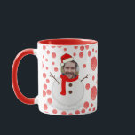 Personalized Christmas Funny Face Photo Coffee Mug<br><div class="desc">This Christmas, give your loved ones a gift that will make them laugh every time they use it! The Personalized Christmas Funny Face Photo Coffee Mug is the perfect way to show your family and friends how much you care. Simply upload a photo of your loved one's face, and our...</div>