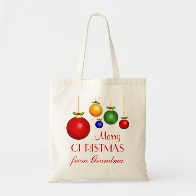 Personalized Christmas Gift Bag (Front)