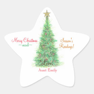 Personalized Christmas gift bookplate