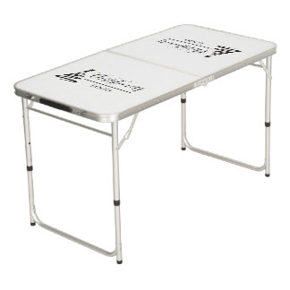 Personalized Christmas Gift Custom Modern T-Shirt Beer Pong Table